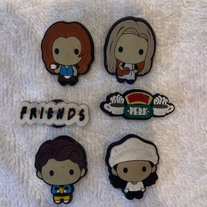 Friends Croc inspired Charms Shoe Decorations 6 Set Central Perk Friends Tv Show